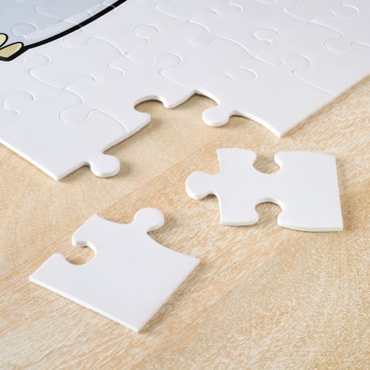 Elefant als Soldat mit Uniform & Helm Puzzle (Seite)