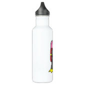 Elefant als Taucher mit Tauchbrille Edelstahlflasche (Links)