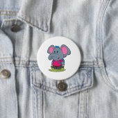 Elefant als Wiker mit Rucksack Button (Beispiel)