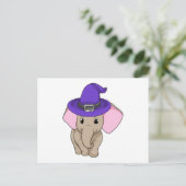 Elefant als Zauberer Postkarte (Stehend Vorderseite)