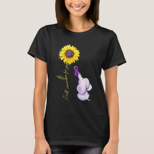 Elefant, an den ich für Sie erinnern Sonnenblume  T-Shirt