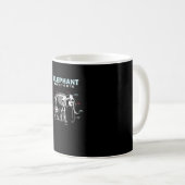 Elefant-Anatomie Kaffeetasse (VorderseiteRechts)