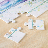 Elefant-Aquarellkunst Puzzle (Seite)