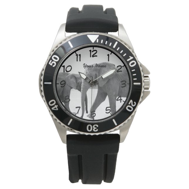 Elefant Armbanduhr (Vorderseite)