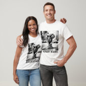 Elefant auf einem Skateboard T-Shirt (Unisex)