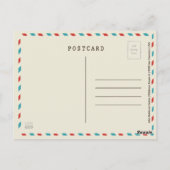 Elefant aus Kenia, Aberdare-Nationalpark Postkarte (Rückseite)