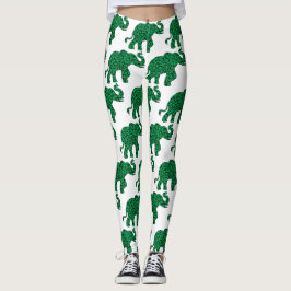 Elefant aus Kleeblättern Leggings