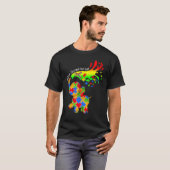 Elefant Autismus Anders Nicht Weniger Sei Freundli T-Shirt (Vorne ganz)
