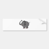 Elefant Autoaufkleber (Vorne)