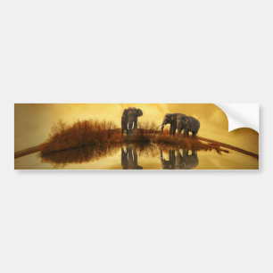 Elefant Autoaufkleber