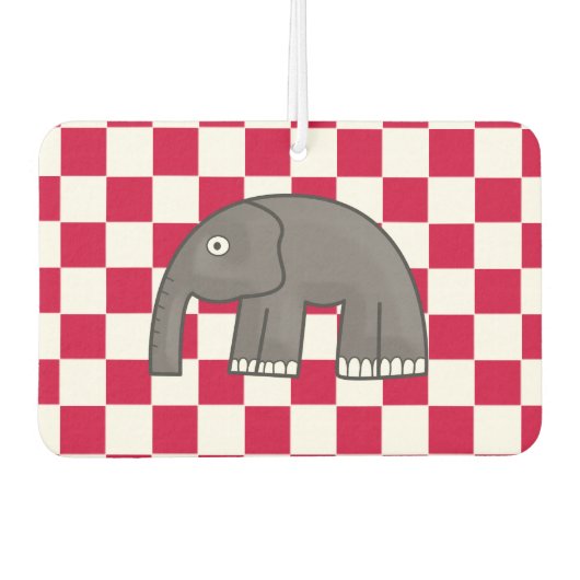 Elefant Autolufterfrischer (Vorderseite)