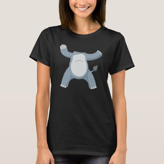 Elefant Baby Body Design für Männer Frauen Kinder T-Shirt (Vorderseite)
