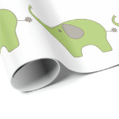 Elefant-Baby-glattes Packpapier, 2' x 6' Rolle Geschenkpapier (Rolleneckpunkt)