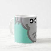 ELEFANT-BABY KAFFEETASSE (Vorderseite Links)