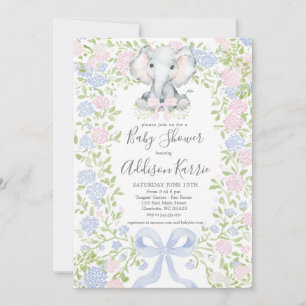 Elefant Baby Shower Einladung
