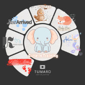 Elefant Baby Strampler