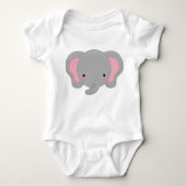 Elefant Baby Strampler (Vorderseite)
