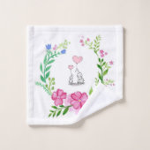 Elefant Badezimmer Handtuch Sets (Waschlappen)