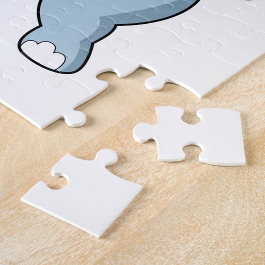 Elefant bei Baseball Puzzle (Seite)