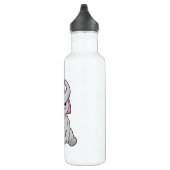 Elefant bei Splash mit Wasser Edelstahlflasche (Rechts)