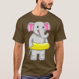Elefant beim Baden mit Lifebuoy 2 T-Shirt