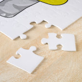 Elefant beim Baden mit Lifebuoy Puzzle (Seite)