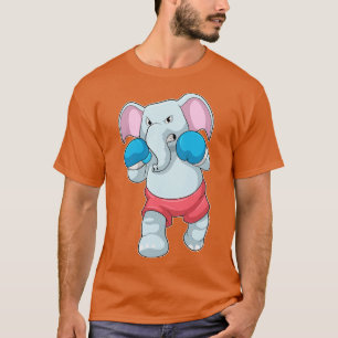 Elefant beim Boxen mit Boxhandschuhen 2 T-Shirt