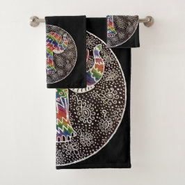 Elefant-Beleuchtung Badhandtuch Set