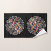 Elefant-Beleuchtung Badhandtuch Set (Handtuch)