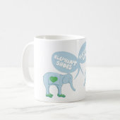 Elefant beschuht Tasse (Vorderseite Links)