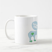 Elefant beschuht Tasse (Links)