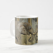 Elefant-beste Freund-Tasse Kaffeetasse (Vorderseite Links)
