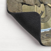 Elefant-beste Freunde Mousepad (Ecke)