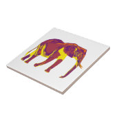 Elefant-Bewegungen Fliese (Seite)