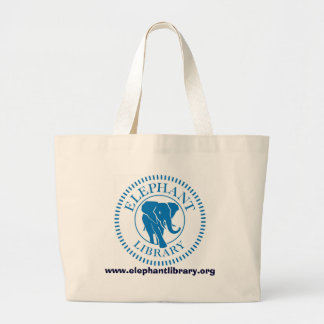 Elefant-Bibliotheks-Tasche Jumbo Stoffbeutel