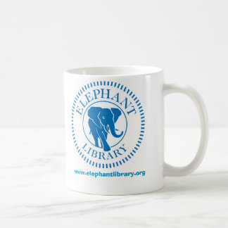 Elefant-Bibliotheks-Tasse Kaffeetasse