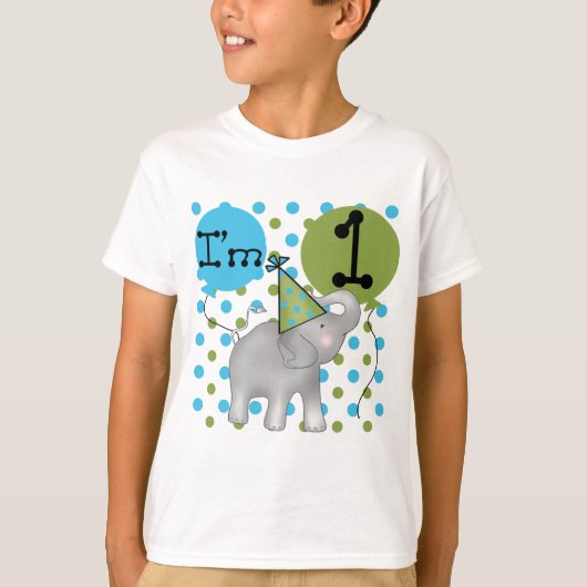 Elefant bin ich die 1 die ersten T-Shirt (Vorderseite)