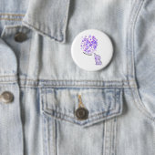 Elefant bläst lila Luftballons Überdosis-Bewusstse Button (Beispiel)