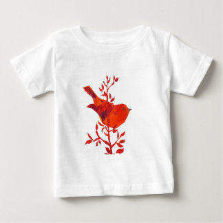 Elefant-Blumensafari-Dschungel Baby T-shirt