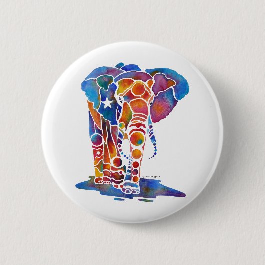 Elefant Button (Vorderseite)