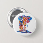 Elefant Button (Vorne & Hinten)
