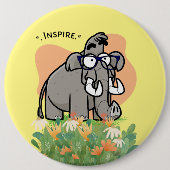 Elefant Button (Vorderseite)