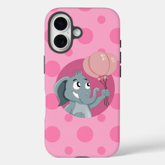 Elefant Cartoon Case-Mate iPhone Hülle (Rückseite)
