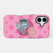 Elefant Cartoon iPhone 16 Hülle (Rückseite (Horizontal))
