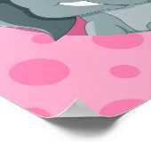 Elefant Cartoon Poster (Ecke)