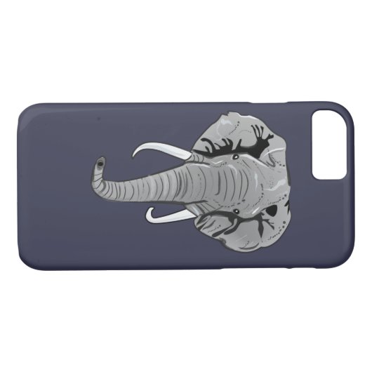 Elefant Case-Mate iPhone Hülle (Rückseite (Horizontal))