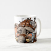 Elefant Chuck Kaffeetasse (VorderseiteRechts)