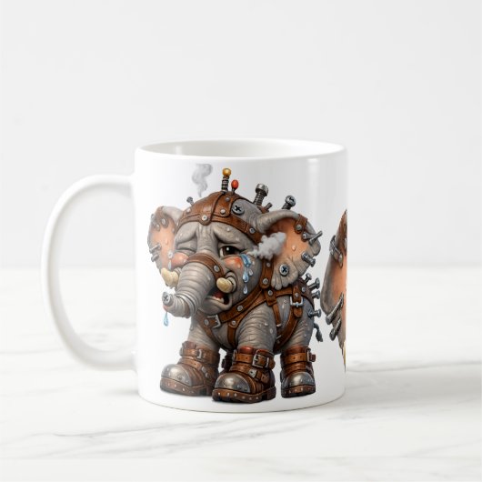 Elefant Chuck Kaffeetasse (Links)