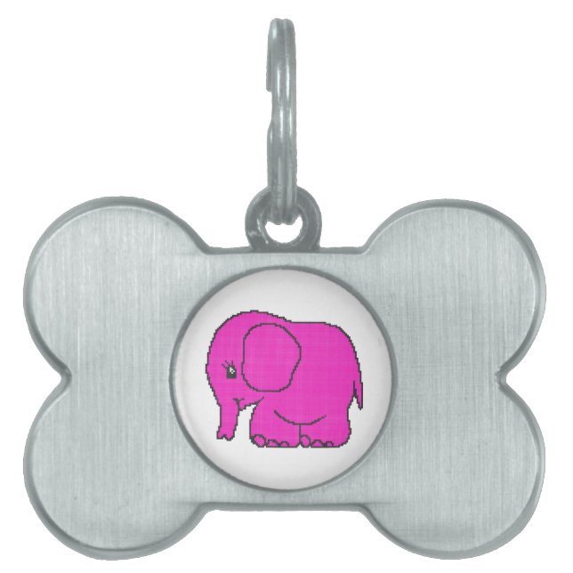 Elefant_crossPINK.ai Tiermarke (Vorderseite)