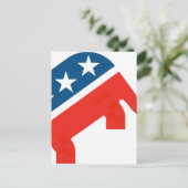 Elefant custom personalize diy Anniversaries Postkarte (Stehend Vorderseite)